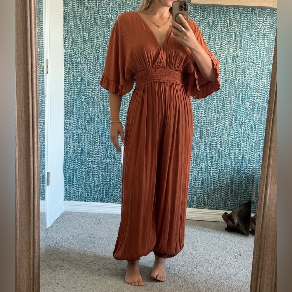 Storia Terracotta Jumpsuit - Picture 4 of 5